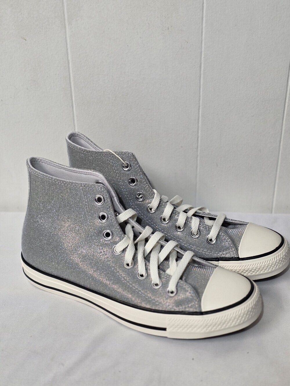 Converse Chuck Taylor All-Star Lace-Up Sparkle High Top Sneakers Womens Size 8.5 - Picture 12 of 12